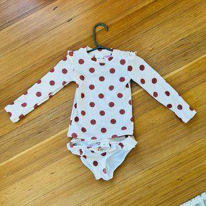 Zara Girls Polka Dot Swimsuit